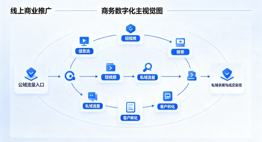 偃师市线上商业推广怎么做？全域流量闭环搭建与低成本转化实战指南